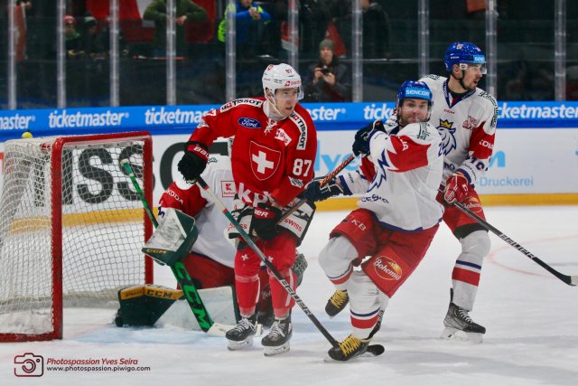 Photo hockey match Switzerland - Czech Republic le 17/12/2022