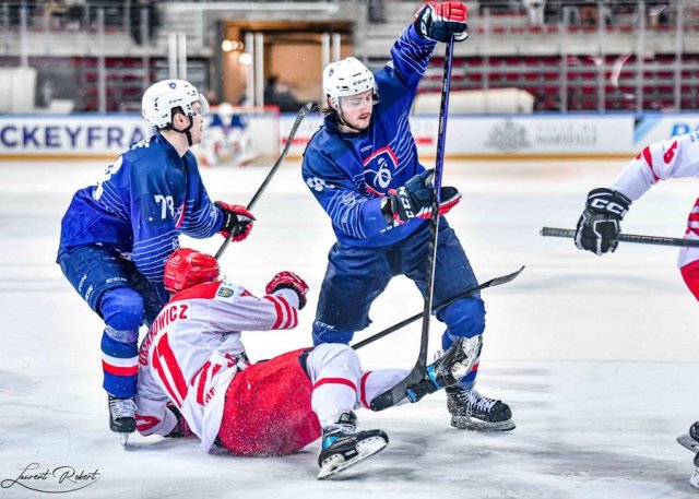 Photo hockey match France - Poland le 17/12/2022