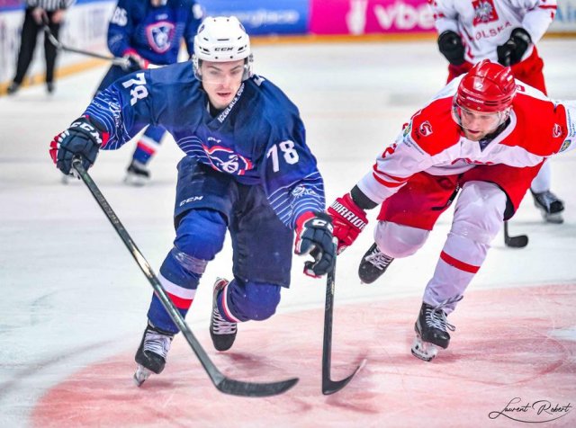 Photo hockey match France - Poland le 17/12/2022