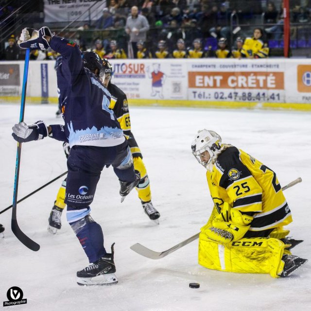 Photo hockey match Tours  - Chambéry le 17/12/2022