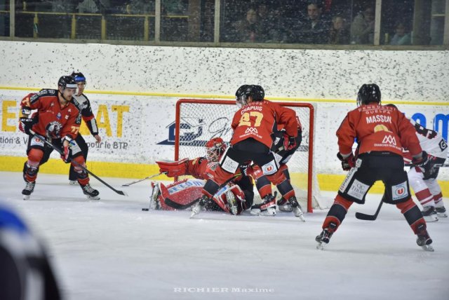 Photo hockey match Chamonix  - Bordeaux le 20/12/2022