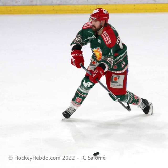 Photo hockey match Grenoble  - Amiens  le 23/12/2022