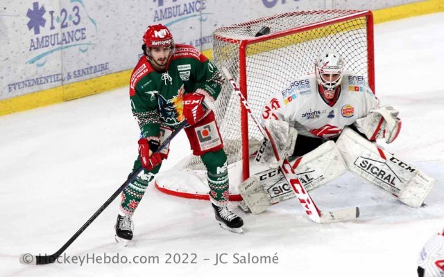Photo hockey match Grenoble  - Amiens  le 23/12/2022