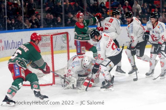Photo hockey match Grenoble  - Amiens  le 23/12/2022