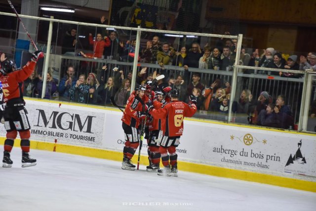 Photo hockey match Chamonix  - Angers  le 27/12/2022