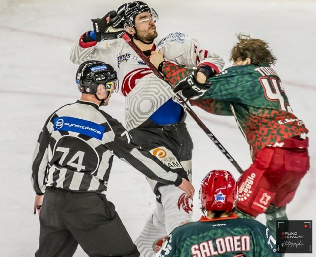 Photo hockey match Cergy-Pontoise - Amiens  le 29/12/2022