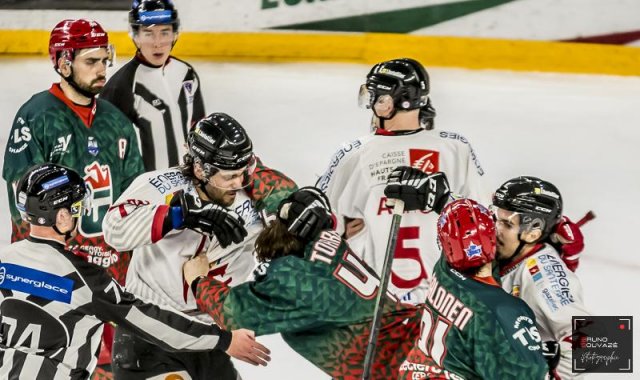 Photo hockey match Cergy-Pontoise - Amiens  le 29/12/2022