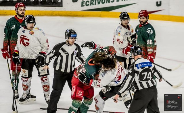 Photo hockey match Cergy-Pontoise - Amiens  le 29/12/2022