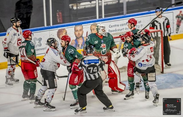 Photo hockey match Cergy-Pontoise - Amiens  le 29/12/2022