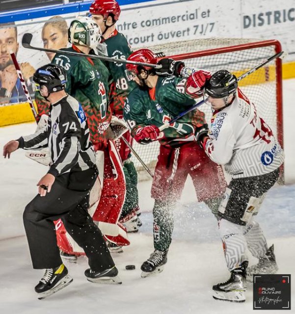 Photo hockey match Cergy-Pontoise - Amiens  le 29/12/2022