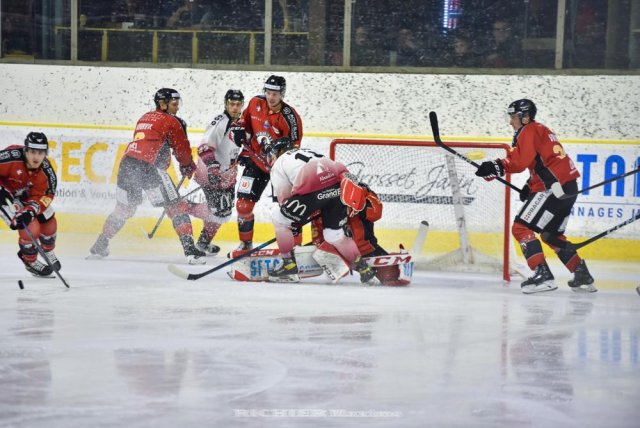 Photo hockey match Chamonix  - Mulhouse le 06/01/2023