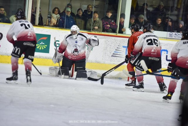 Photo hockey match Chamonix  - Mulhouse le 06/01/2023