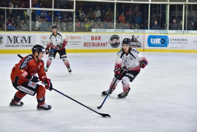 Photo hockey match Chamonix  - Mulhouse le 06/01/2023