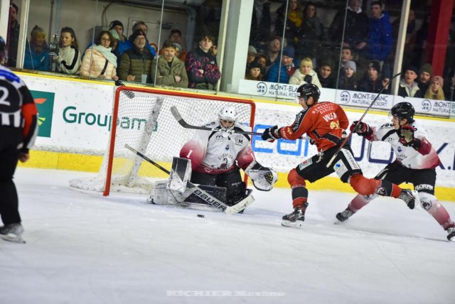 Photo hockey match Chamonix  - Mulhouse le 06/01/2023