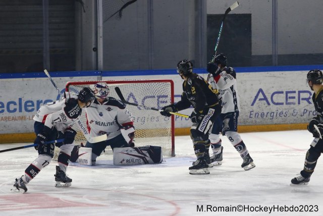 Photo hockey match Rouen - Angers  le 06/01/2023
