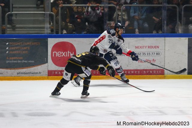 Photo hockey match Rouen - Angers  le 06/01/2023