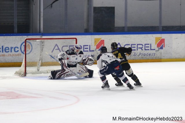 Photo hockey match Rouen - Angers  le 06/01/2023