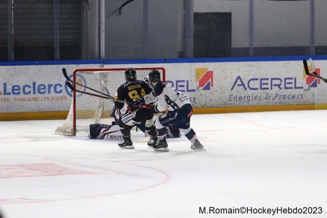 Photo hockey match Rouen - Angers  le 06/01/2023