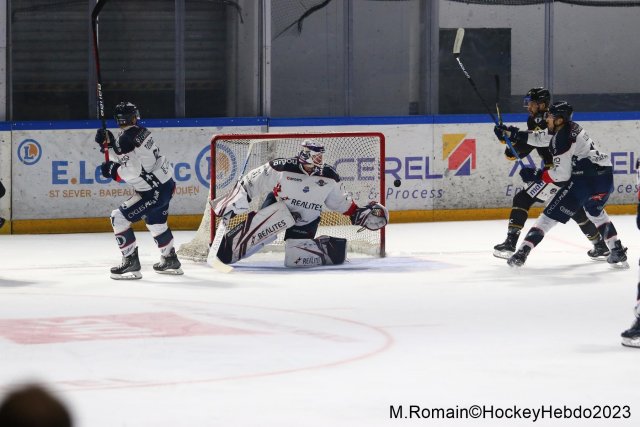 Photo hockey match Rouen - Angers  le 06/01/2023