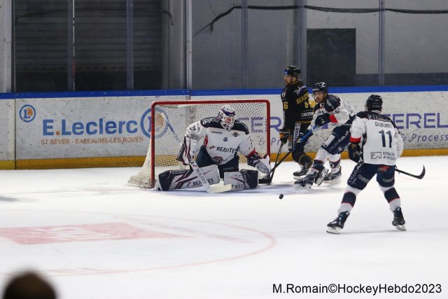 Photo hockey match Rouen - Angers  le 06/01/2023