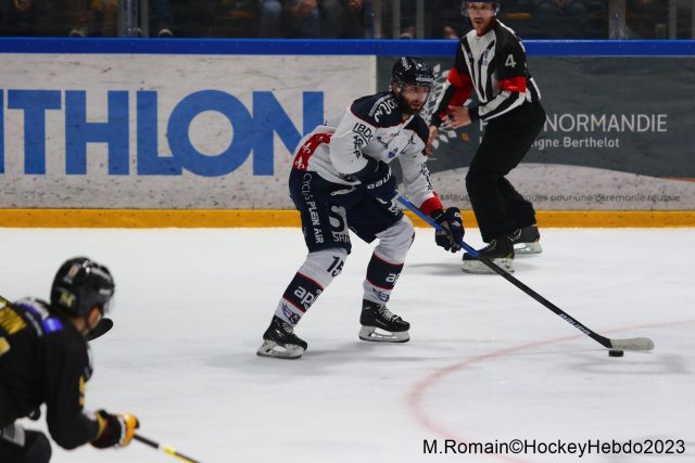 Photo hockey match Rouen - Angers  le 06/01/2023