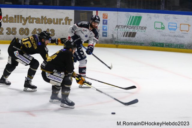 Photo hockey match Rouen - Angers  le 06/01/2023