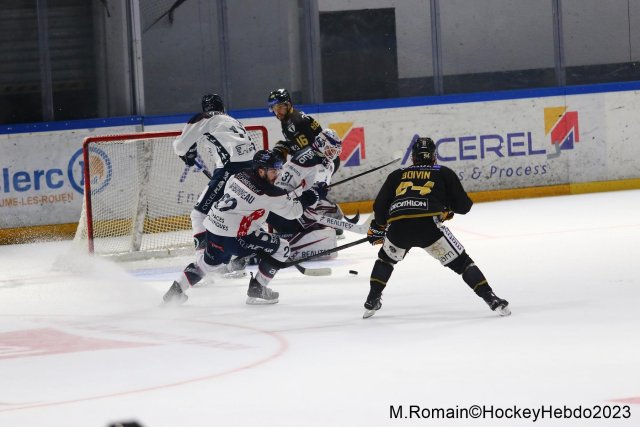 Photo hockey match Rouen - Angers  le 06/01/2023