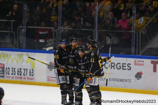 Photo hockey match Rouen - Angers  le 06/01/2023