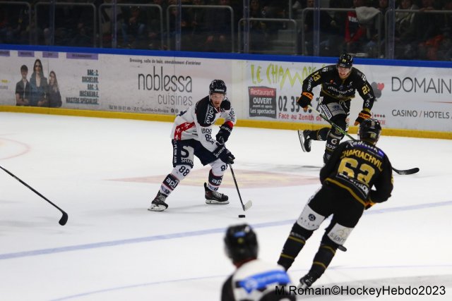 Photo hockey match Rouen - Angers  le 06/01/2023