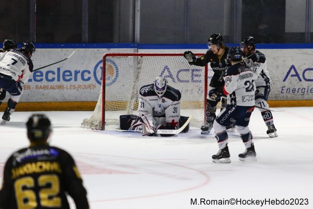 Photo hockey match Rouen - Angers  le 06/01/2023
