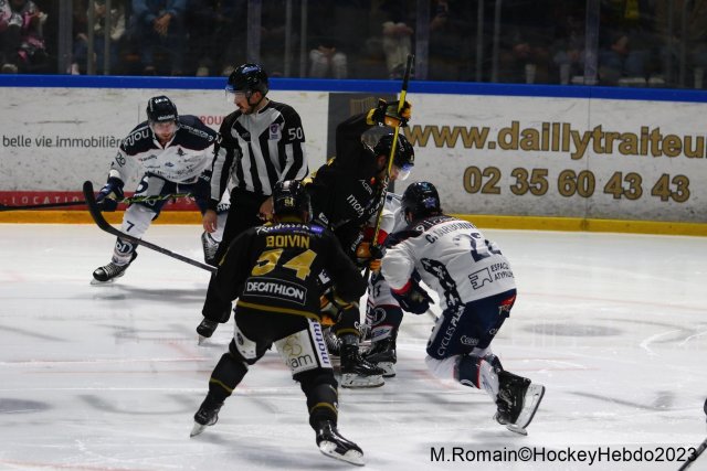 Photo hockey match Rouen - Angers  le 06/01/2023