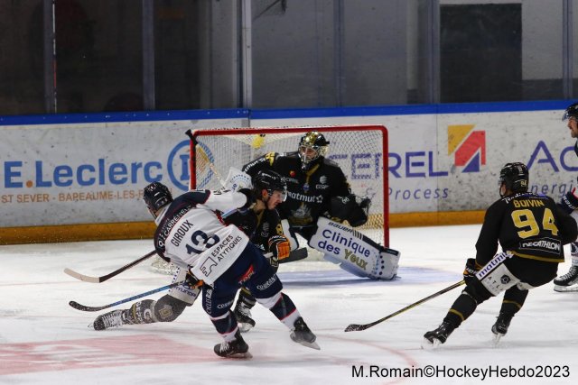 Photo hockey match Rouen - Angers  le 06/01/2023