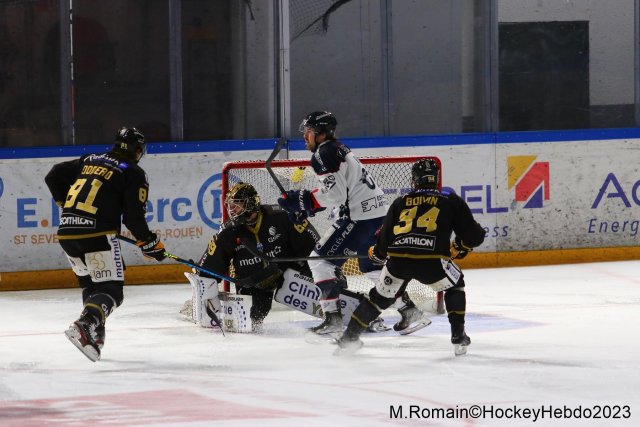 Photo hockey match Rouen - Angers  le 06/01/2023