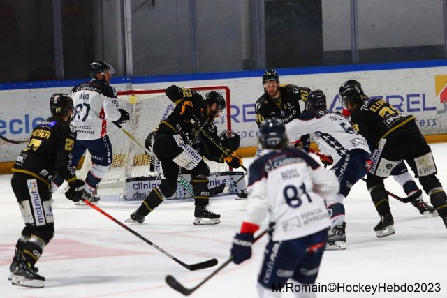 Photo hockey match Rouen - Angers  le 06/01/2023