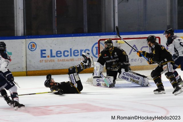 Photo hockey match Rouen - Angers  le 06/01/2023