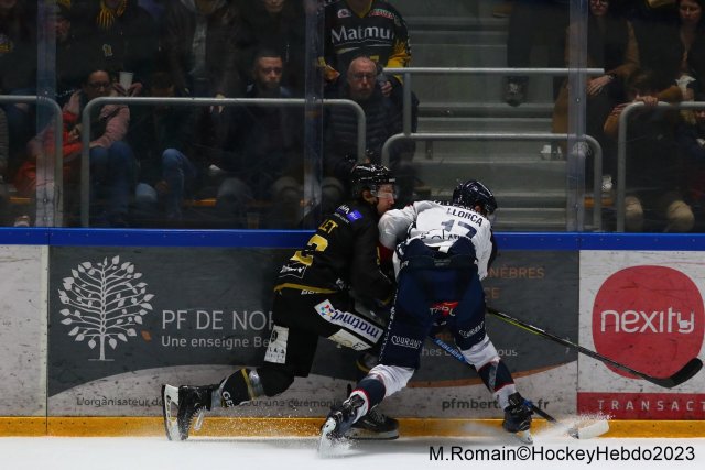 Photo hockey match Rouen - Angers  le 06/01/2023