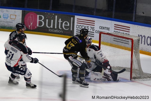 Photo hockey match Rouen - Angers  le 06/01/2023