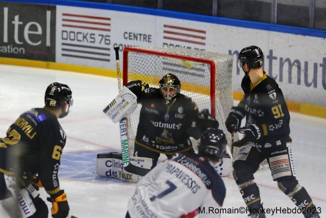 Photo hockey match Rouen - Angers  le 06/01/2023