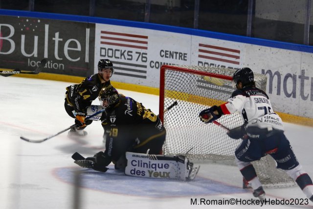 Photo hockey match Rouen - Angers  le 06/01/2023