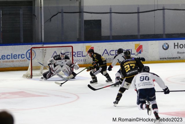 Photo hockey match Rouen - Angers  le 06/01/2023
