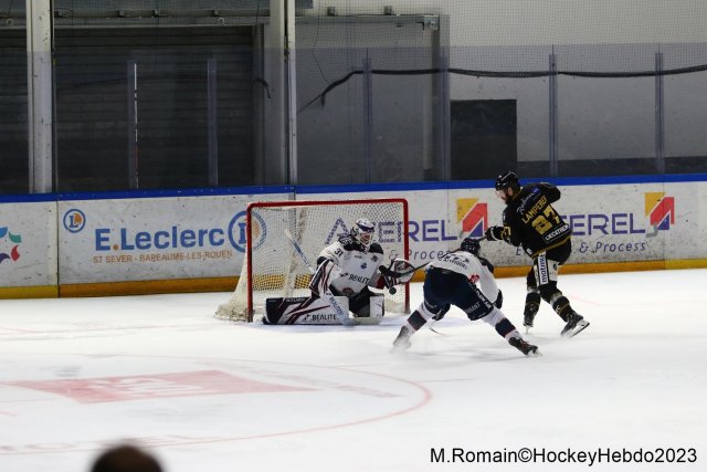 Photo hockey match Rouen - Angers  le 06/01/2023