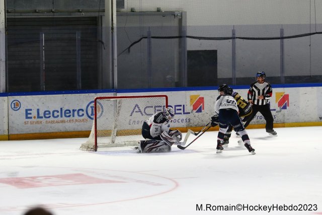 Photo hockey match Rouen - Angers  le 06/01/2023