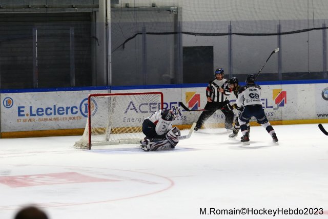 Photo hockey match Rouen - Angers  le 06/01/2023