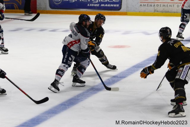 Photo hockey match Rouen - Angers  le 06/01/2023