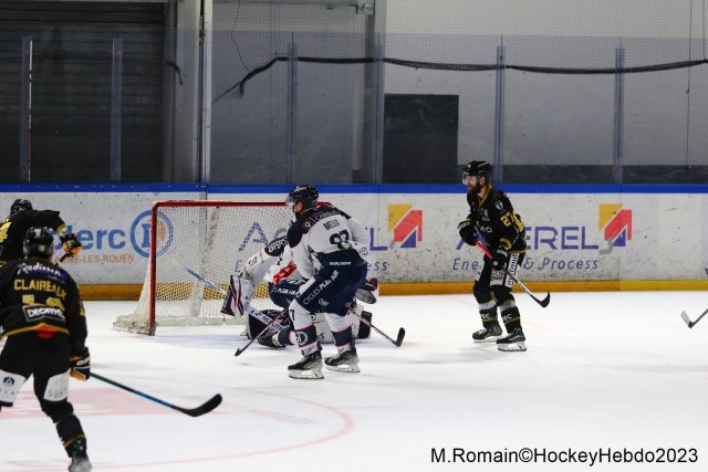 Photo hockey match Rouen - Angers  le 06/01/2023