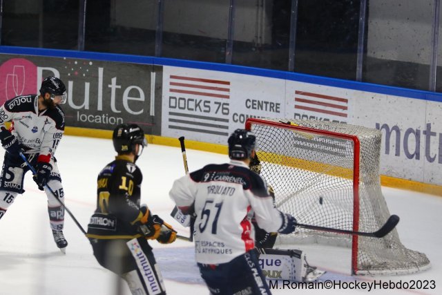 Photo hockey match Rouen - Angers  le 06/01/2023