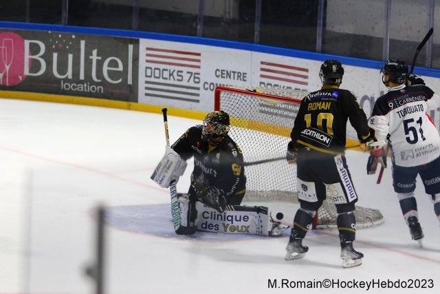 Photo hockey match Rouen - Angers  le 06/01/2023