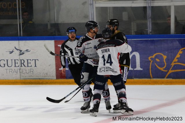 Photo hockey match Rouen - Angers  le 06/01/2023