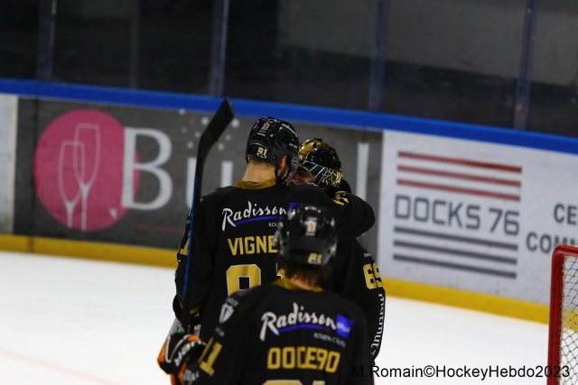 Photo hockey match Rouen - Angers  le 06/01/2023