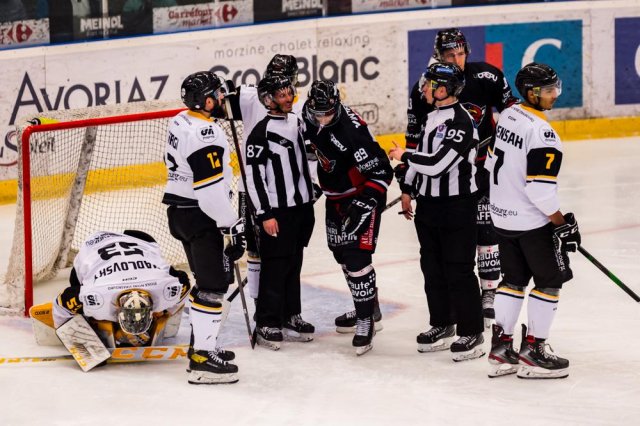 Photo hockey match Morzine-Avoriaz - Strasbourg  le 07/01/2023
